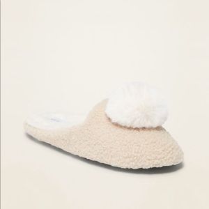 Old Navy pom slippers